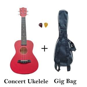 Belear FT-UK-23 Spruce Red Concert Ukulele With Bag